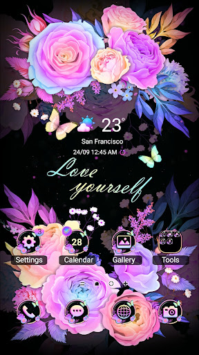 Android application Pastel Flower Love - Wallpaper screenshort