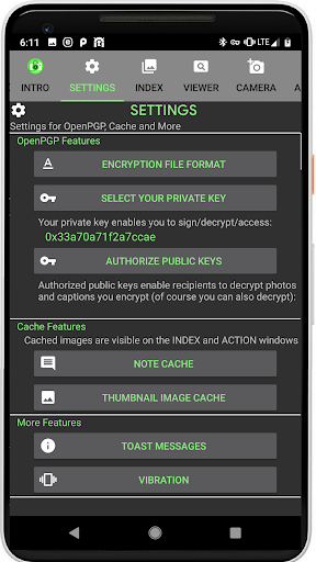 PhotoPGP Full Edition Screen 2