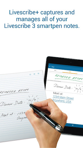 Android application Livescribe+ screenshort