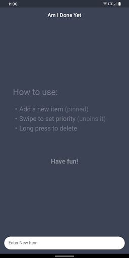 Android application Am I Done Yet - Todo app with screenshort