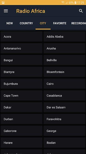 Radio Africa Screen 2