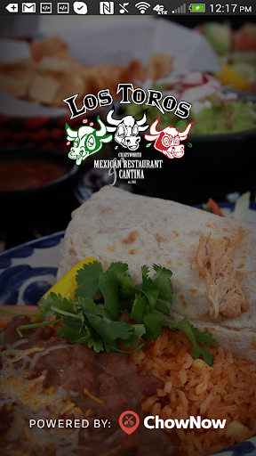 Android application Los Toros Mexican Restaurant screenshort