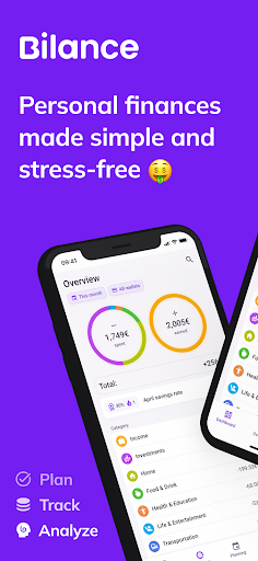 Android application Bilance - Your Money & Budget screenshort