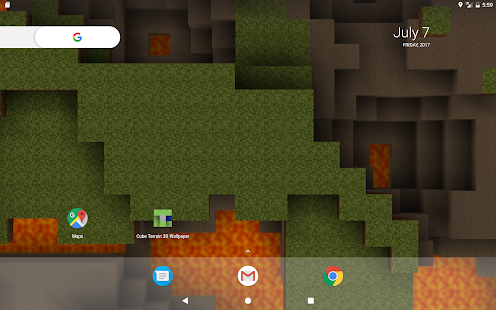 Cube Terrain 3D Live Wallpaper Screenshot