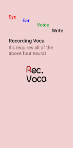 Recording Vocabulary, RecVoca