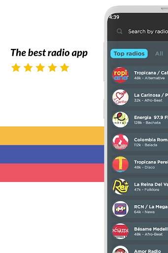 Radio Colombia FM Online Screenshot 1 - AppWisp.com