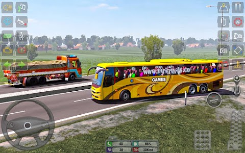 US バス シミュレーター: コーチ バス ゲーム 3Dのおすすめ画像1