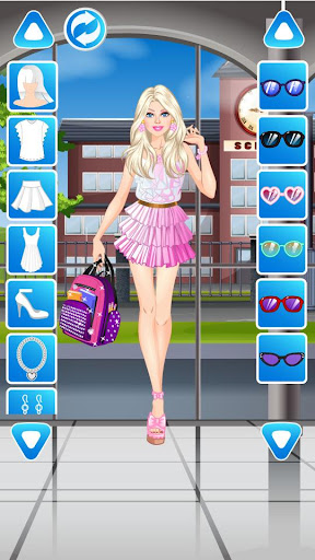 College Student Fashion Dress Up Game for girls 201002 screenshots 6