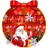 Golden Merry Christmas Keyboard 2018 icon