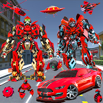 Cover Image of Descargar Car Transform Jet Robot Games  APK