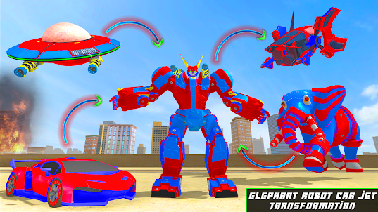 Grand Elephant Robot Jet game