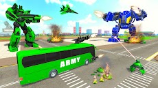 Army Bus Robot Bus Game 3Dのおすすめ画像3