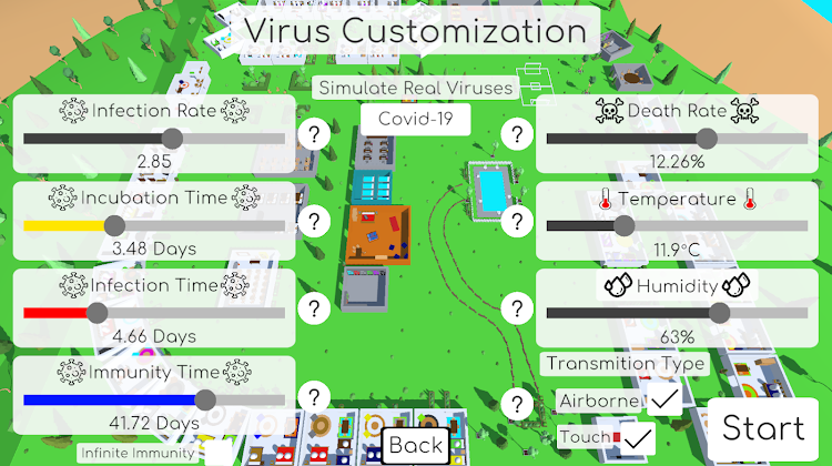 Realistic Virus Simulator - 0.5 - (Android)