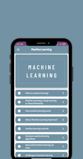 Machine Learning Screen 3