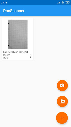 Android application Document Scanner screenshort