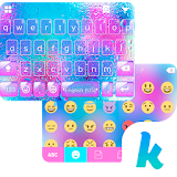 Rain Emoji Kika Keyboard Theme icon
