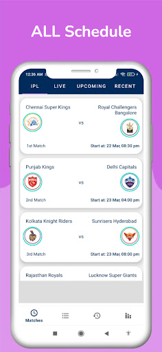Android application SRI VS SA - Live Cricket Score screenshort