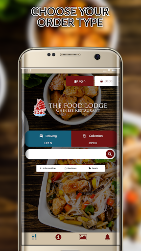 Android application The Food Lodge screenshort