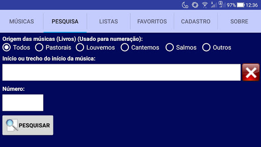 Partituras Católicas e Cifras Screen 2