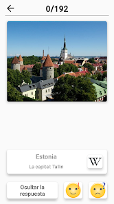 Captura de Pantalla 7 Capitales de todos los países  android