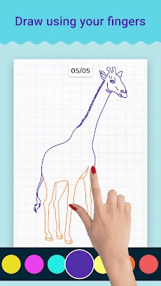 Learn to Draw Animals - Step bのおすすめ画像3