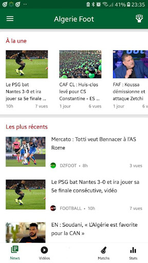 Algeria sport info - News, Vid Screen 3