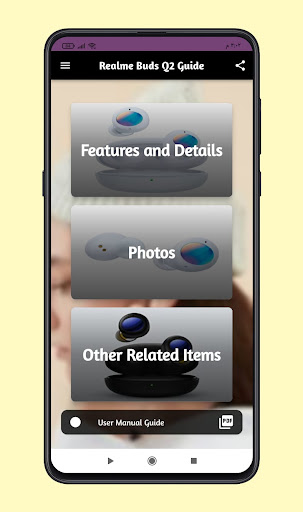 Android application realme buds q2 guide screenshort