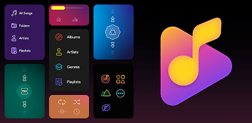 Dais Dark – Poweramp Skin APK (Full Version)