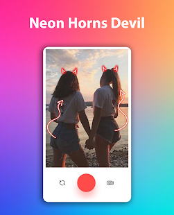 Neon Horns Devil Photo Editor - Neon Devil Crown  Screenshots 3