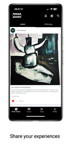 Android application Error Never: Learn from them screenshort