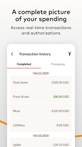 Captura de pantalla de Mastercard In Control Pay