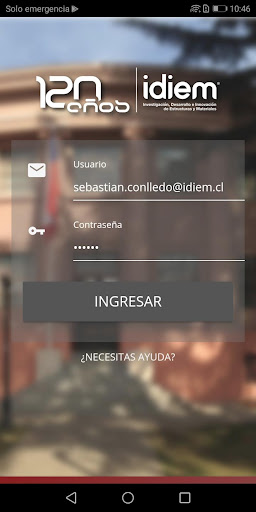 Android application Mi idiem screenshort