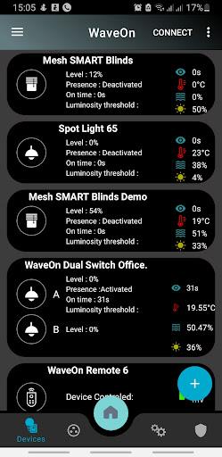 Android application WaveOn screenshort