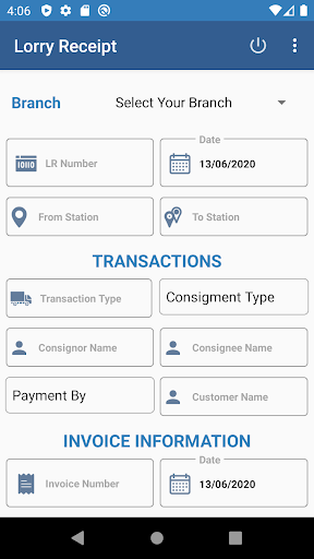 SLB Logistics Screen 2