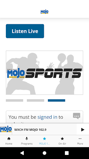 MOJO 102.9 Screen 3