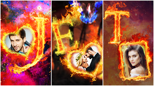 Android application 3d Fire Text & Smoke Fire Text screenshort