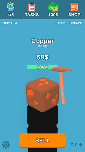 Android application Click Miner screenshort