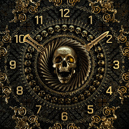 Icon image Wear OS Watch Golden Skulls