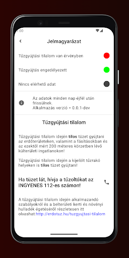 Tűz Tilalom Screen 2
