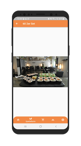 Android application Mr Sushi Halle screenshort