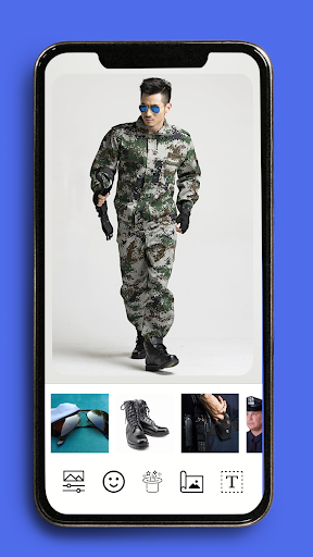 Police Suit Army Photo Editor