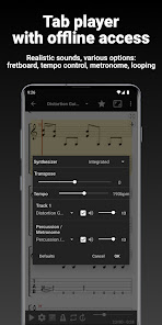 GuitarTab - Tabs and chords 4.2.5 APK + Mod (Unlimited money) for Android