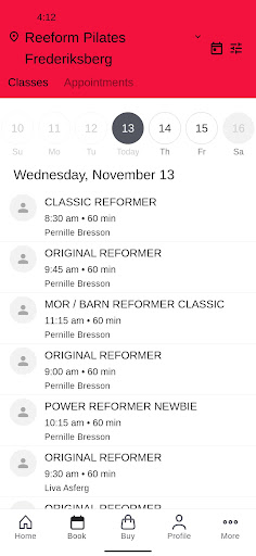 Reeform Pilates Studio Screenshot 2 - AppWisp.com