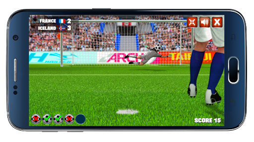Penalty soccer (Offline) Screen 3