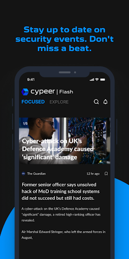 Android application Cypeer Flash screenshort