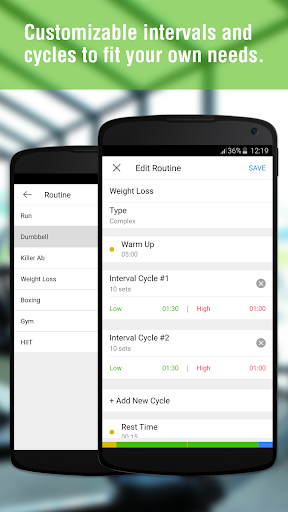 Intervalltraning App Android
