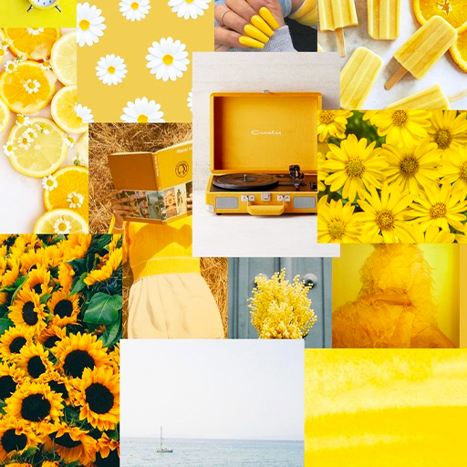 Yellow aesthetic wallpapers logo