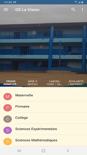Android application GS La Vision screenshort