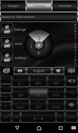 Abstract Carbon Go Keyboard th Screen 2