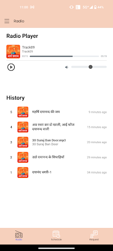 Radio Vedic - 24x7 Bhajan Screen 2